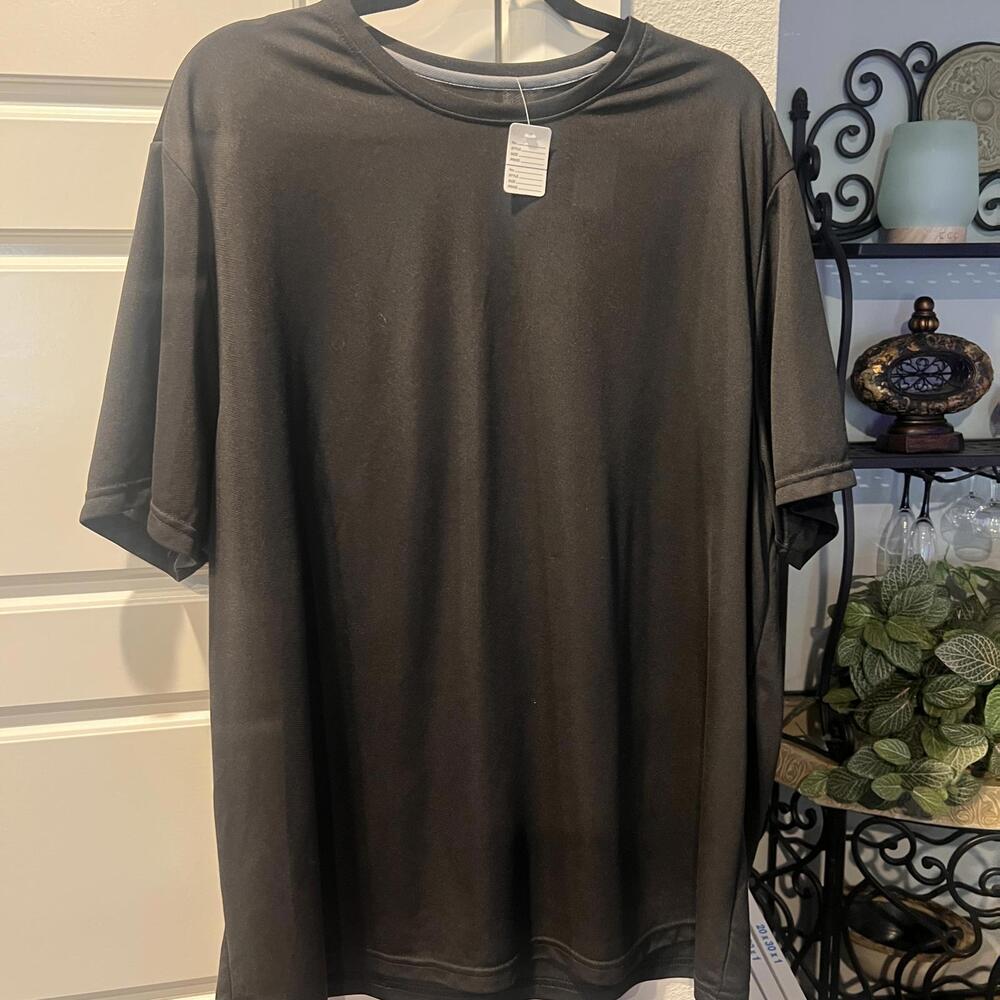 Athletic Works Men's Black Performance T-Shirt 3XL